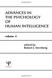 Advances in the Psychology of Human Intelligence (Hardcover)