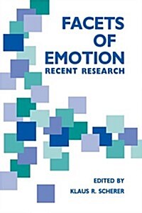 Facets of Emotion: Recent Research (Paperback)