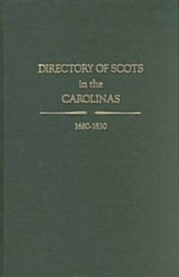 Directory of Scots in the Carolinas, Volume 1 (Paperback)