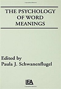 The Psychology of Word Meanings (Hardcover)