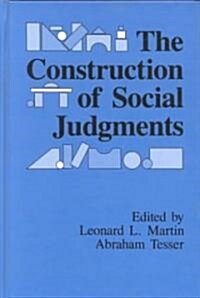 The Construction of Social Judgments (Hardcover)