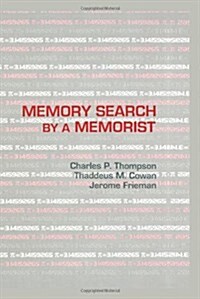 Memory Search by a Memorist (Hardcover)