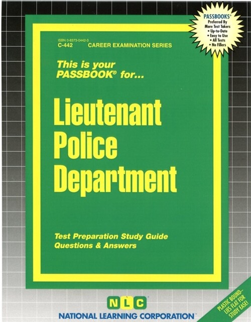 Lieutenant Police Department (Spiral)