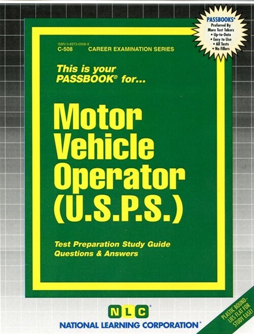 Motor Vehicle Operator (U.S.P.S.) (Spiral)