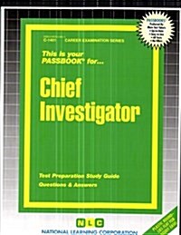 Chief Investigator: Passbooks Study Guide (Spiral)