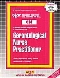 Gerontological Nurse Practitioner: Passbooks Study Guide (Spiral)