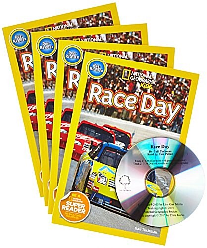 Race Day (4 Paperback/1 CD) (Paperback)