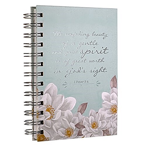 Journal Small Wirebound - Light Blue Unfading Beauty (Hardcover)