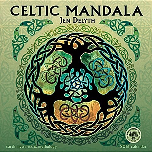 Celtic Mandala Calendar: Earth Mysteries & Mythology (Wall, 2016)