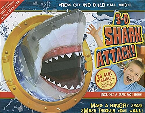 3D Shark Attack!: Make a Hungry Shark Smash Through Your Wall (Other)