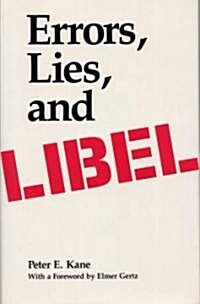 Errors, Lies, and Libel (Paperback)