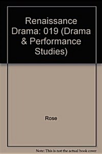 Renaissance Drama (Hardcover)