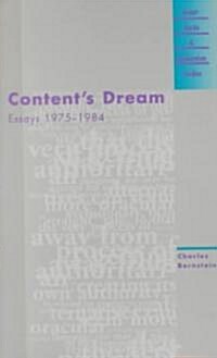 Contents Dream: Essays 1975-1984 (Paperback)