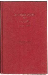 Author Index to Esquire, 1933-1973 (Hardcover)