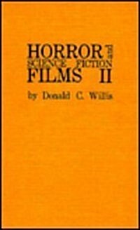 Horror and Science Fiction Films II (1972-1981) (Hardcover)