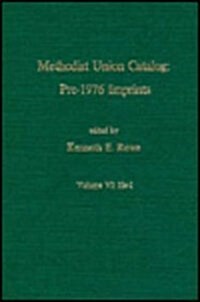 Methodist Union Catalog, He-I (Hardcover)