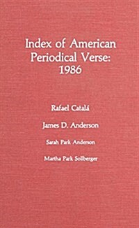 Index of American Periodical Verse 1986 (Hardcover)