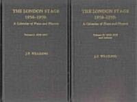 The London Stage, 1950-1959: A Calendar of Plays and Players (Hardcover)