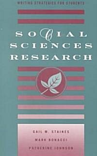 Social Sciences Research (Paperback)
