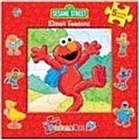 Elmos Season Puzzle Book (My First Puzzle Book) (Hardcover)