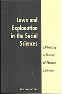 Laws and Explanation in the Social Sciences (Paperback)