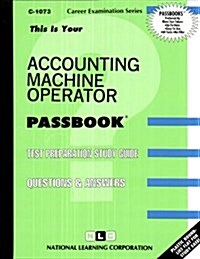 Accounting Analyst: Passbooks Study Guide (Spiral)