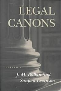 Legal Canons (Hardcover)