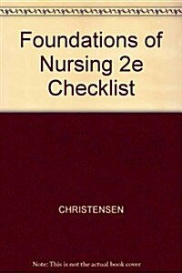 Skills Perforormance Checklist to Foundations of Nursing (Hardcover)