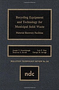 Recycling Equipment and Technology for Municipal Solid Waste: Material Recovery Facilities (Hardcover)