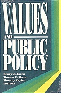 Values and Public Policy (Paperback)
