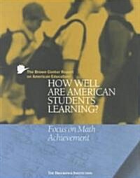 The Brown Center Report on American Education (Paperback)