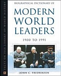 Biographical Dictionary of Modern World Leaders Set, 2-Volumes (Hardcover)