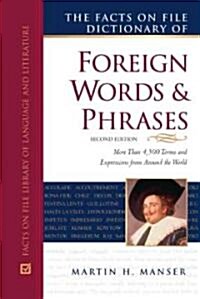 The Facts on File Dictionary of Foreign Words and Phrases (Hardcover, 2)