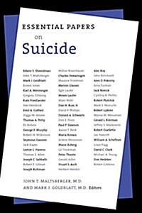 Essential Papers on Suicide (Hardcover)