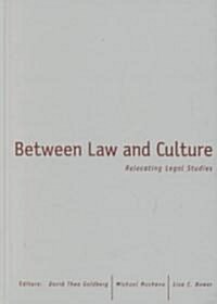 Between Law and Culture: Relocating Legal Studies (Hardcover)