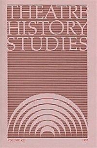 Theatre History Studies 1992 (Paperback)