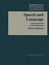 Speech and Language (Paperback)