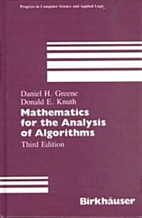 Mathematics for the Analysis of Algorithms (Hardcover, 3rd, Subsequent)