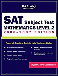 Kaplan SAT Subject Test Mathematics Level 2, 2006-2007 (Paperback)