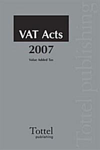 Vat Acts 2007 (Paperback)