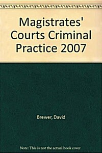 Magistrates Courts Criminal Practice (Package, Rev ed)