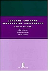 Jordans Company Secretarial Precedents (Hardcover, CD-ROM, 4th)