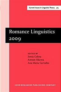 Romance Linguistics 2009 (Hardcover)