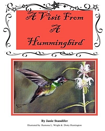 A Visit from a Hummingbird (Paperback, Large Print)