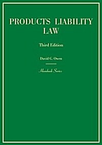 Products Liability Law (Hardcover, 3rd, New)