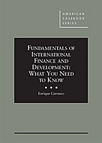 Fundamentals of International Finance and Development (Hardcover, New)