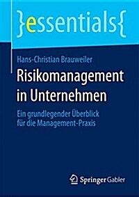 Risikomanagement in Unternehmen: Ein Grundlegender Uberblick Fur Die Management-Praxis (Paperback, 2015)