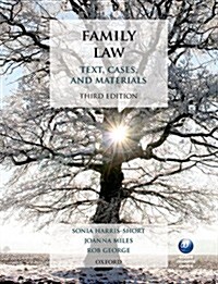 Family Law : Text, Cases, and Materials (Paperback, 3 Revised edition)