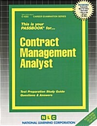 Contract Management Analyst: Passbooks Study Guide (Spiral)