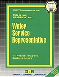 Water Service Representative: Passbooks Study Guide (Spiral)